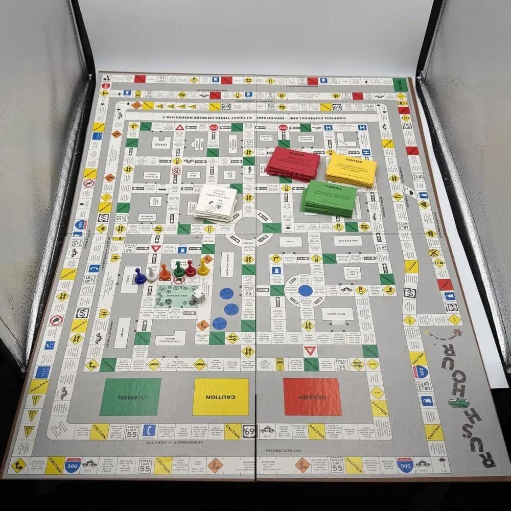 Rush Hour Board Game (1981, Everyday Game Co.) Commuting Will Never Be The Same